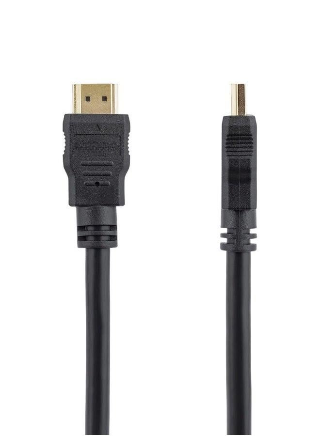 كابل HDMI v1.4 بطول 15 مترًا،  | سلك عالي السرعة مع إيثرنت 3D ARC | FHD 1080P، 1080i، 4K PS4 Xbox One Sky HD Laptop TV CCTV | مطلي بالذهب والأسود - Image 3
