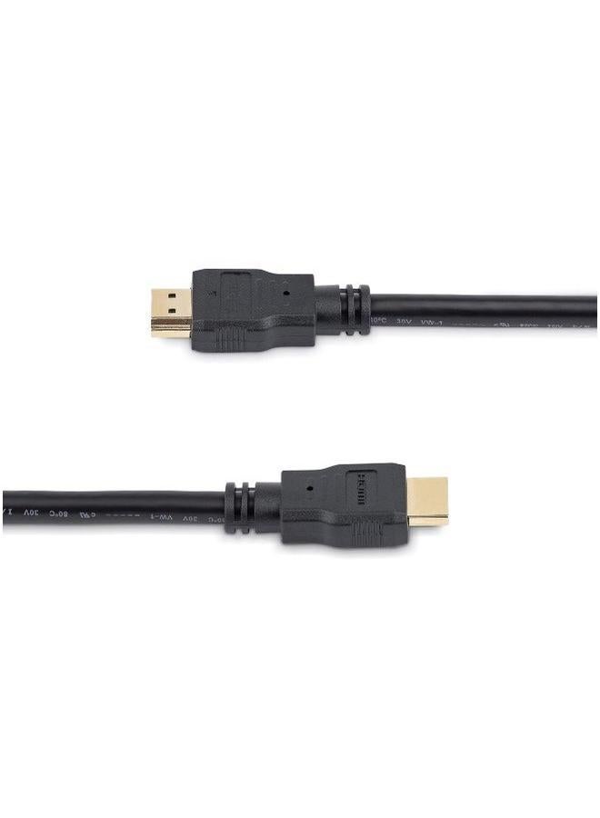 كابل HDMI v1.4 بطول 15 مترًا،  | سلك عالي السرعة مع إيثرنت 3D ARC | FHD 1080P، 1080i، 4K PS4 Xbox One Sky HD Laptop TV CCTV | مطلي بالذهب والأسود - Image 4