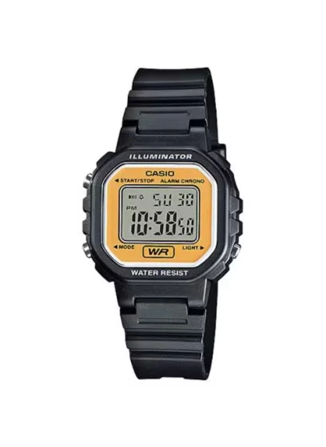 CASIO Women's Digital Display Watch With Black Resin Strap - LA-20WH-9A