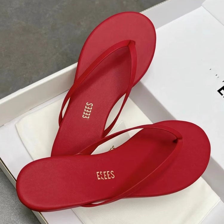 Women's Flat Thong Sandals Summer Flip Flops - Image 2