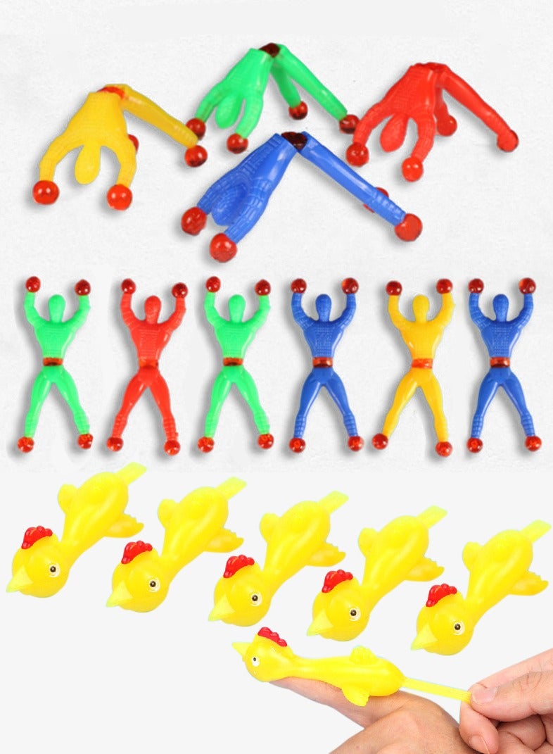 15-Pieces Wall Climbers Toys Stress Relief Toys - Image 1