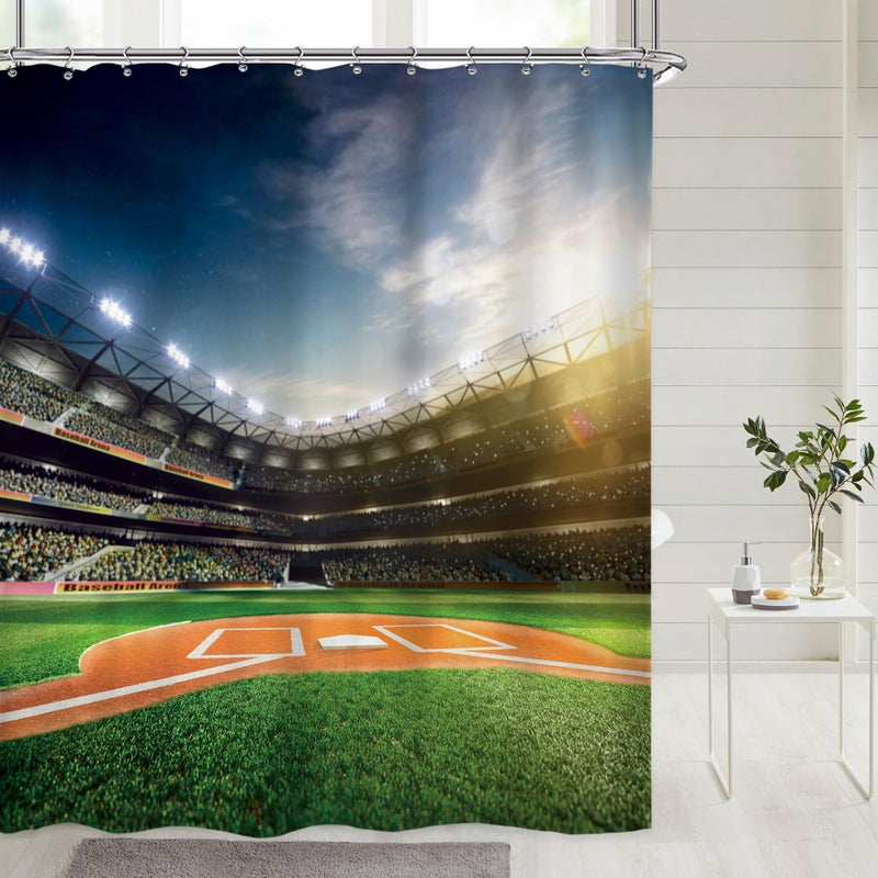 ريديكور رايديكور بيسبول ميدان حقل دش الستار 60WX72H بوصة رياضية احترافية جراند جرين أرينا ملعب لأولاد في سن المراهقة مان مراو - Image 1