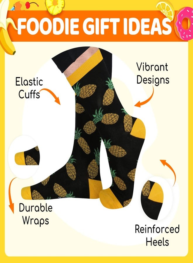 Zmart Pineapple Gifts for Men - Novelty Pineapple Socks for Fruit Lovers, Hawaiian Gifts for Adult - Image 2