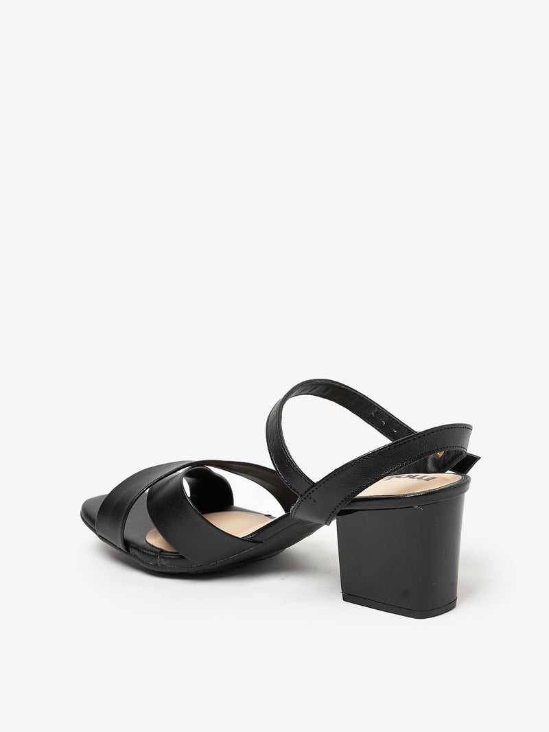 MOLECA Mid Heels Sandals for Women – Sling Back Heel Sandals for Girls with Ankle Strap - Image 3