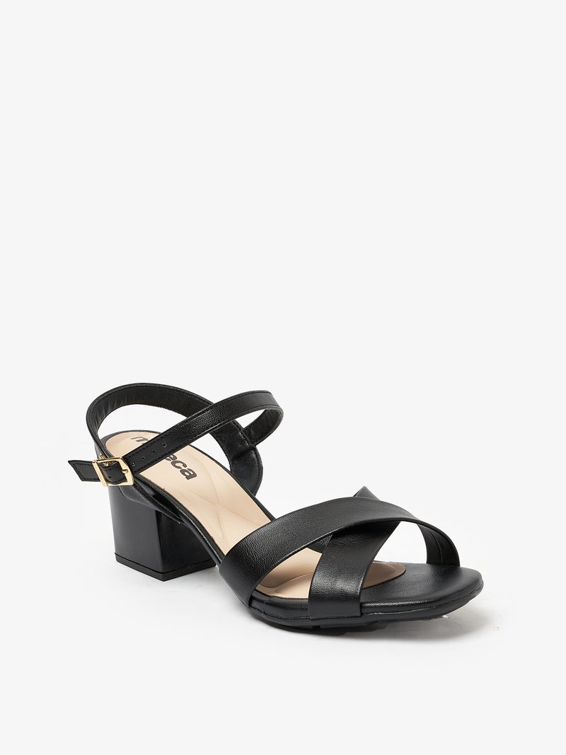 MOLECA Mid Heels Sandals for Women – Sling Back Heel Sandals for Girls with Ankle Strap - Image 2