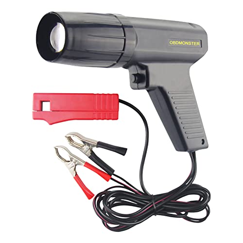 OBDMONSTER Automotive Timing Light 12V, Inductive Ignition Timing Light Gun for 2&4 Stroke Petrol Engine for Old Classical Car Motorcycle - Image 1