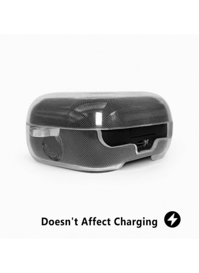 NIBEMINENT Soft TPU Case for Anker Soundcore R50i NC, Protective Cover with Carabiner (Clear)  - Image 5