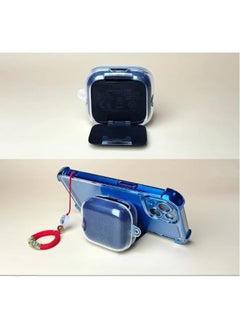 NIBEMINENT Soft TPU Case for Anker Soundcore R50i NC, Protective Cover with Carabiner (Clear)  - Image 2