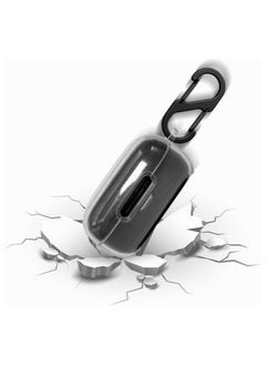 NIBEMINENT Soft TPU Case for Anker Soundcore R50i NC, Protective Cover with Carabiner (Clear)  - Image 4