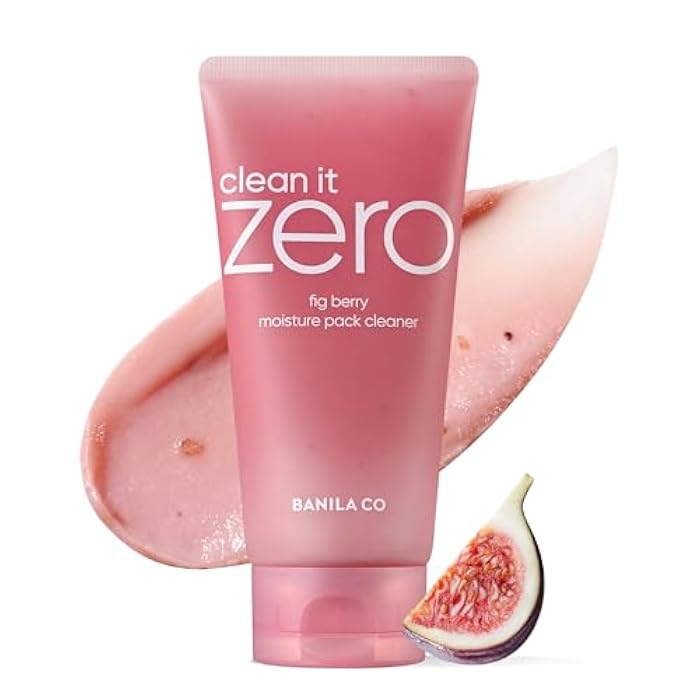 BANILA CO Clean It Zero Fig Berry Moisture Facial Polish | Vegan Facial Polish with Fig & Berry Extracts | Gentle Exfoliating Wash-Off Pack for Smooth, Hydrated Skin (180g / 6.34 oz) - Image 1