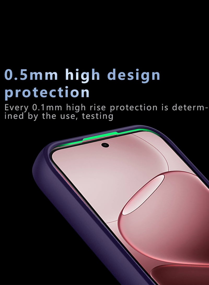 Wtech Oppo A6 Pro 5G / Oppo F31 5G 2025 Hybrid TPU Silicone with Raised Camera Slim Armour Case Cover (MCAPSA) - Clear/Eggplant Purple - Image 4
