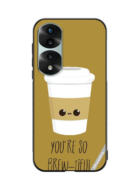 Protective Case Cover For Honor 70 Pro U R Brewtiful Design Multicolour