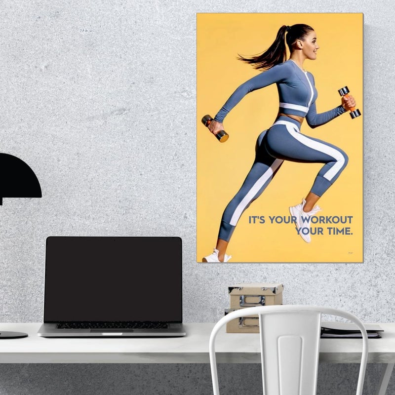 ESCAPER ESCAPER Zumba Posters for Wall Dance Wall Poster 12 x 18 inch Aerobics Posters Dance Posters for Room Decoration Dance Wall Decor Art Dance Classes Pack of 2 Posters No 87 88 - Image 5