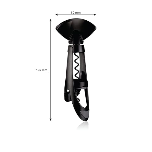 Vacu Vin Twister Corkscrew – Easy-Turn Wine Opener with Comfortable Grip – Removes Corks Smoothly in One Motion – Manual Corkscrew for Natural & Synthetic Corks – Durable & Ergonomic Design - Image 3