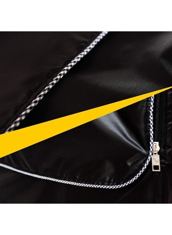 ChicAbode Washing Machine Cover, Fit for Most 4-4.5 Cu.Ft Front-loading Machines, Waterproof, Black, Polyester, 27x33x39 inches - Image 5