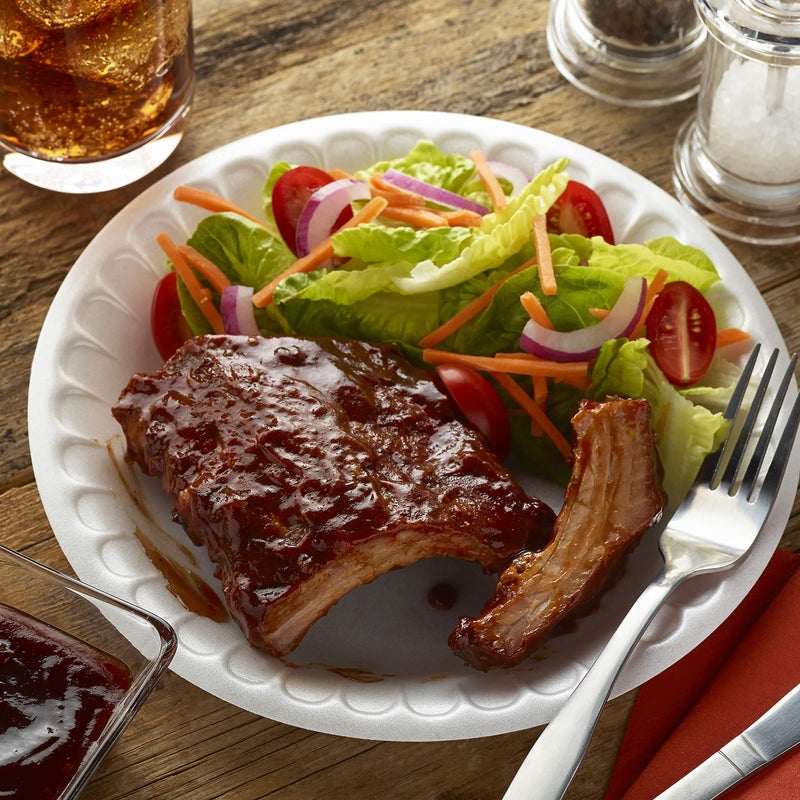 Hefty Everyday Foam Plates, 10 1/4 Inch Round, 25 Count (Pack of 10) Total 250 Count - Image 4