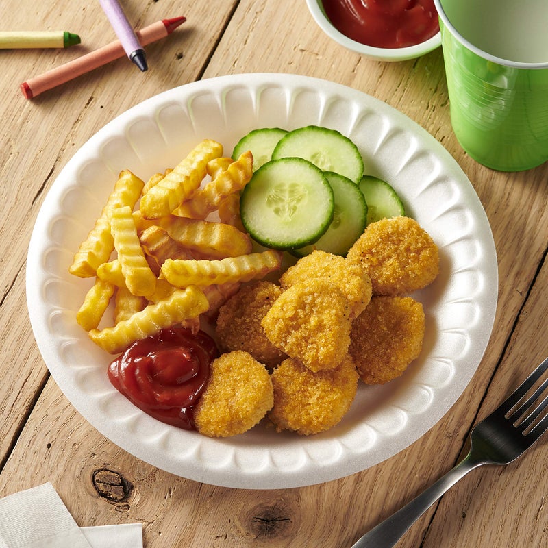 Hefty Everyday Foam Plates, 10 1/4 Inch Round, 25 Count (Pack of 10) Total 250 Count - Image 2