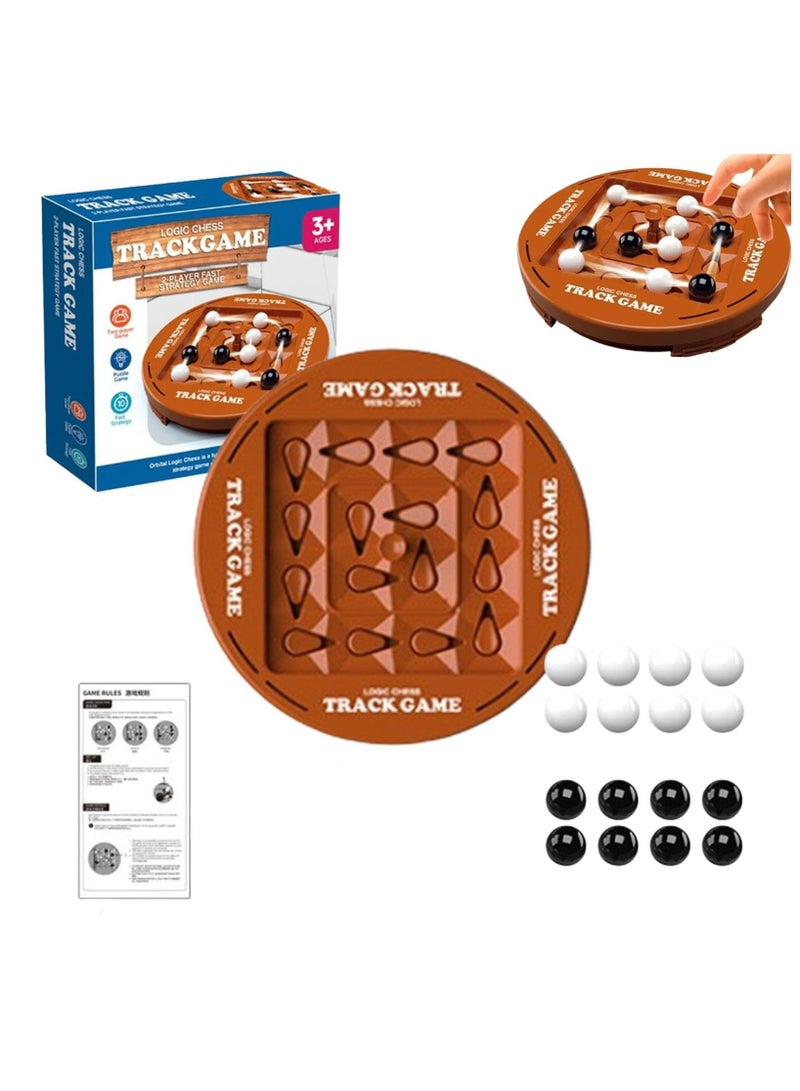 CMGTYYD. لعبة أوربيتال لوجيك اللوحية، لعبة أوربيتال لوجيك اللوحية التعليمية، لعبة أوربيتال لوجيك اللوحية المنطقية، لعبة لوجيك لوجيك تراك الشطرنج اللوحية ل 2 لاعب، ألعاب تفاعلية للوالدين والطفل لتفضيل الحفلات - Image 1