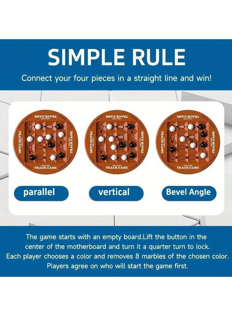 CMGTYYD. لعبة أوربيتال لوجيك اللوحية، لعبة أوربيتال لوجيك اللوحية التعليمية، لعبة أوربيتال لوجيك اللوحية المنطقية، لعبة لوجيك لوجيك تراك الشطرنج اللوحية ل 2 لاعب، ألعاب تفاعلية للوالدين والطفل لتفضيل الحفلات - Image 3