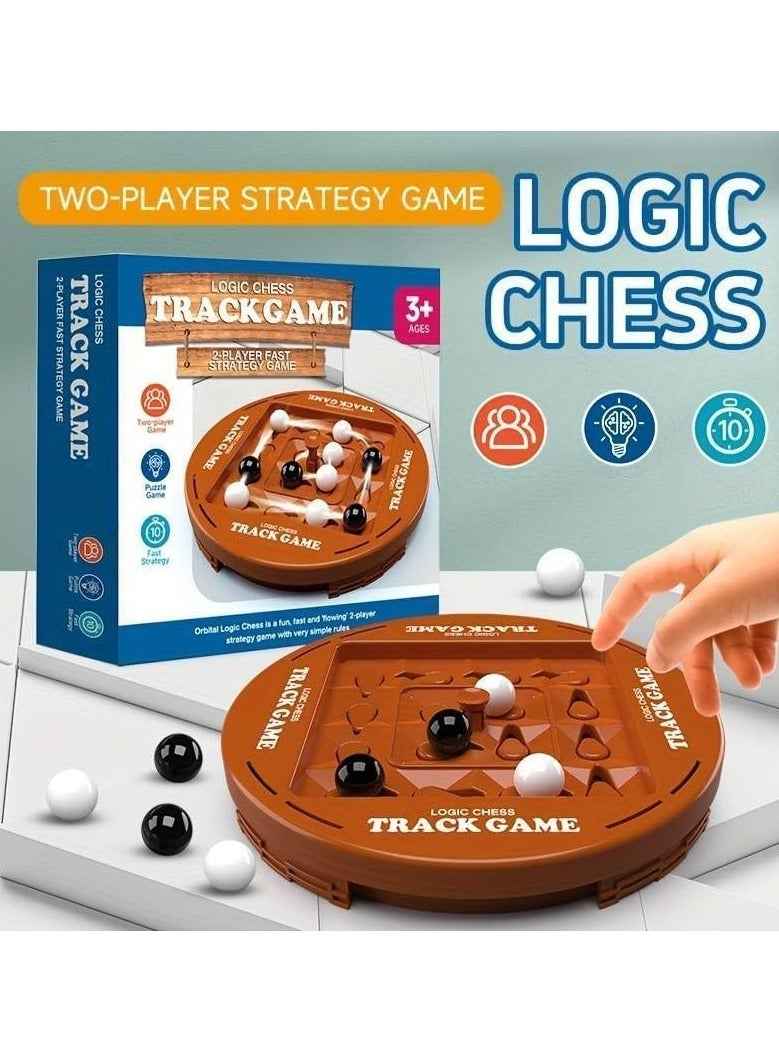 CMGTYYD. لعبة أوربيتال لوجيك اللوحية، لعبة أوربيتال لوجيك اللوحية التعليمية، لعبة أوربيتال لوجيك اللوحية المنطقية، لعبة لوجيك لوجيك تراك الشطرنج اللوحية ل 2 لاعب، ألعاب تفاعلية للوالدين والطفل لتفضيل الحفلات - Image 4
