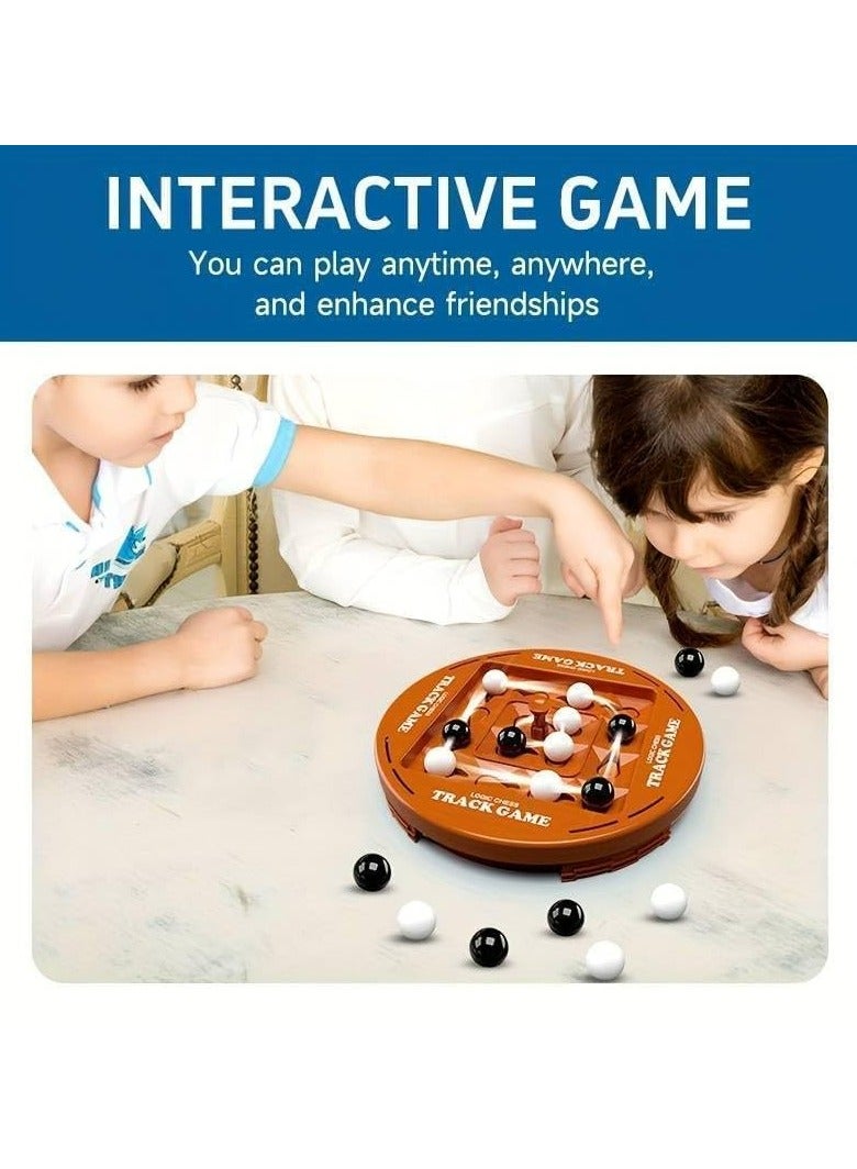 CMGTYYD. لعبة أوربيتال لوجيك اللوحية، لعبة أوربيتال لوجيك اللوحية التعليمية، لعبة أوربيتال لوجيك اللوحية المنطقية، لعبة لوجيك لوجيك تراك الشطرنج اللوحية ل 2 لاعب، ألعاب تفاعلية للوالدين والطفل لتفضيل الحفلات - Image 5