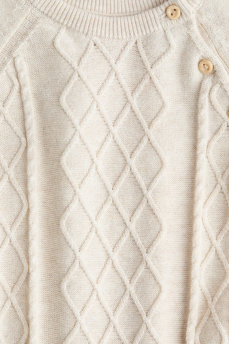 H&M Cotton-knit romper suit