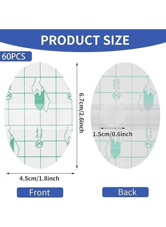 60 Pcs Waterproof Ear Stickers, Baby Waterproof Ear Protector,Ear Covers for Shower Swimming, Ear Protectors with Waterproof Cotton Ear Plugs for Surfing Snorkeling and Other Water Sports - Image 3