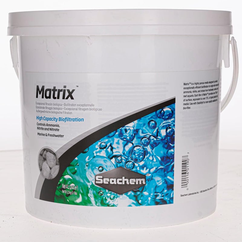 Seachem Matrix High Capacity Biofiltration Media - 4 Liters for Marine and Freshwater Aquariums - Image 5