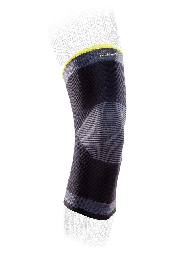 DonJoy Performance Knit Compression Knee Sleeve - Mild Support for Knee Sprains, Strains, Instabilities, Pain, Soreness, Arthritis, Bursitis, Overuse Injuries - X-Large - Image 3