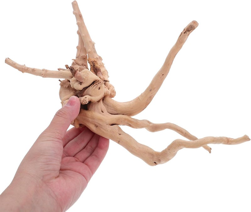 Toyvian 3pcs Natural Aquarium Driftwood Decoration Set, Small Irregular Wood Branches (10-25cm) for Freshwater Fish Tank Ornament and Aquatic Terrarium Accessory - Image 4
