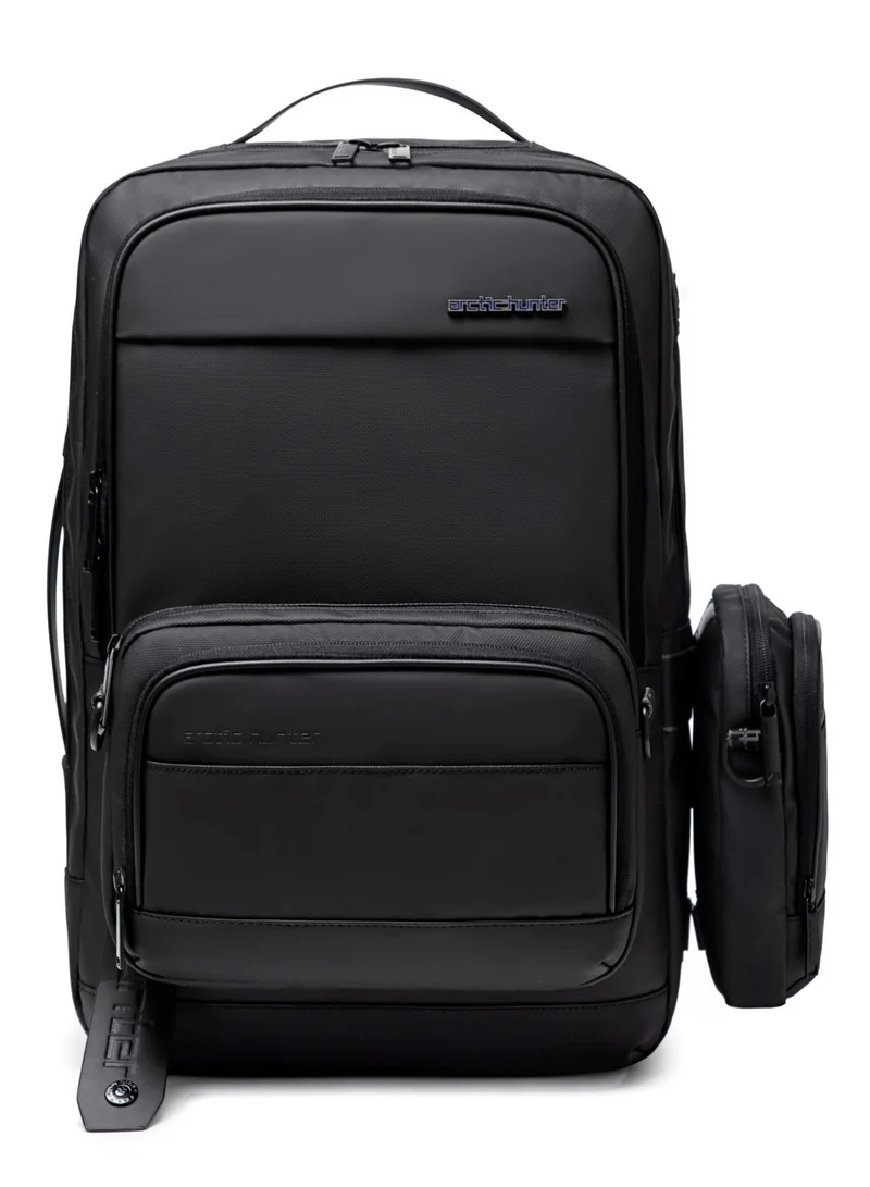 Arctic Hunter  3 in 1 Water Resistant Unisex 17.3-inch Backpack Convertible Slim Daypack with 2 small bag and Built-in USB Jack for Casual and Business, B00483, Black for Men | Best Price UAE