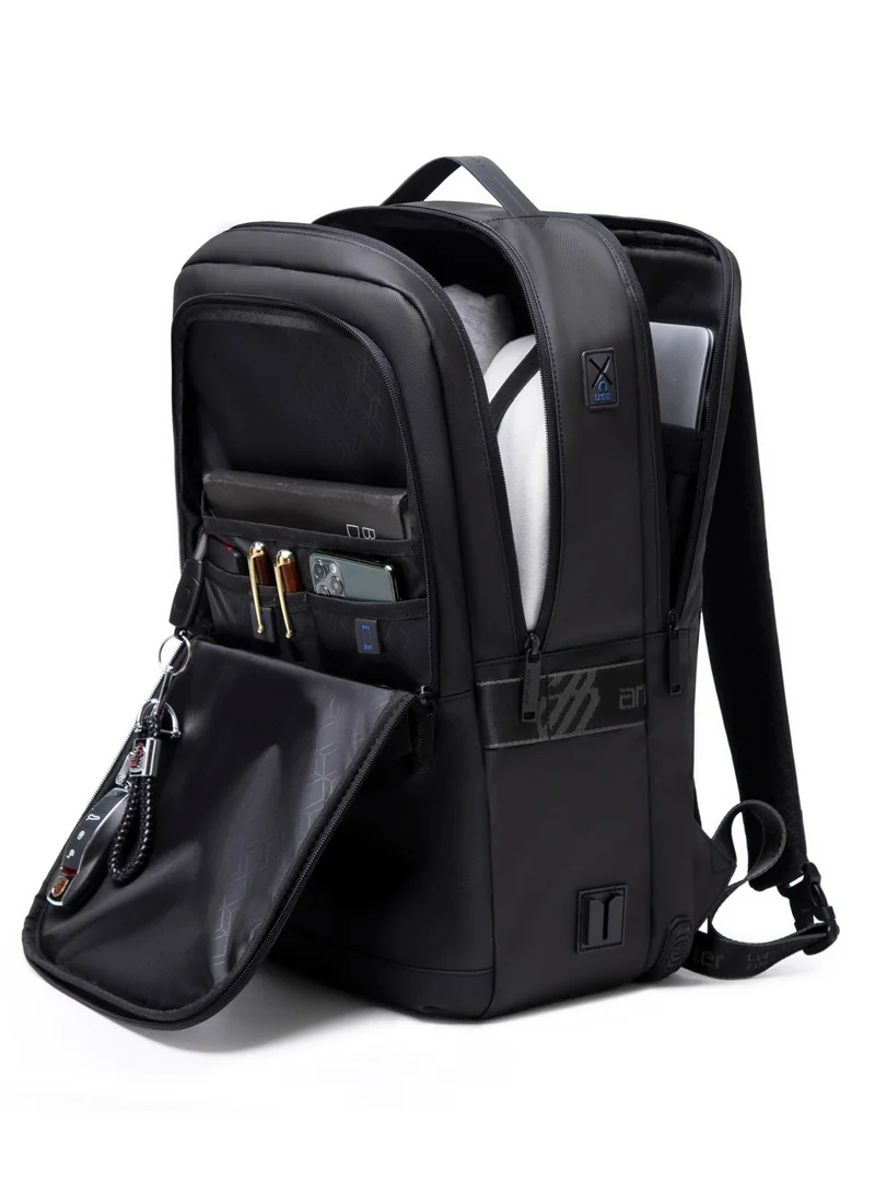 Arctic Hunter  3 in 1 Water Resistant Unisex 17.3-inch Backpack Convertible Slim Daypack with 2 small bag and Built-in USB Jack for Casual and Business, B00483, Black for Men | Best Price UAE