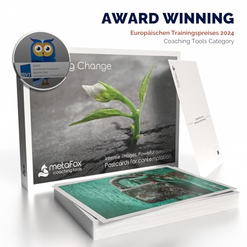 metaFox | Leading Change Postcards Pack | 52 Cards for Coaching & Change Management | Based on the 8-Step Process for Leading Change by John P Kotter - Image 2