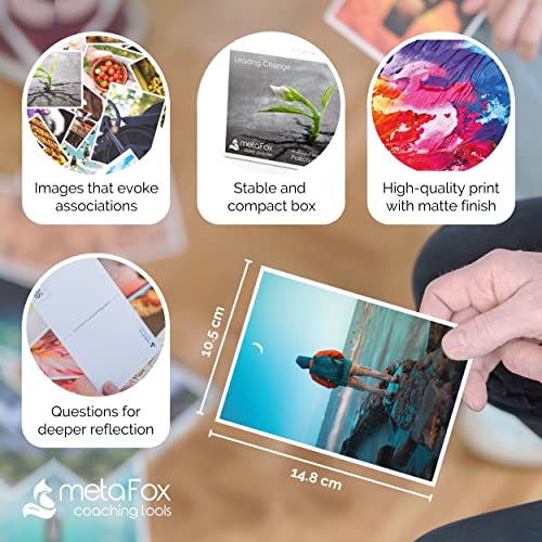metaFox | Leading Change Postcards Pack | 52 Cards for Coaching & Change Management | Based on the 8-Step Process for Leading Change by John P Kotter - Image 3