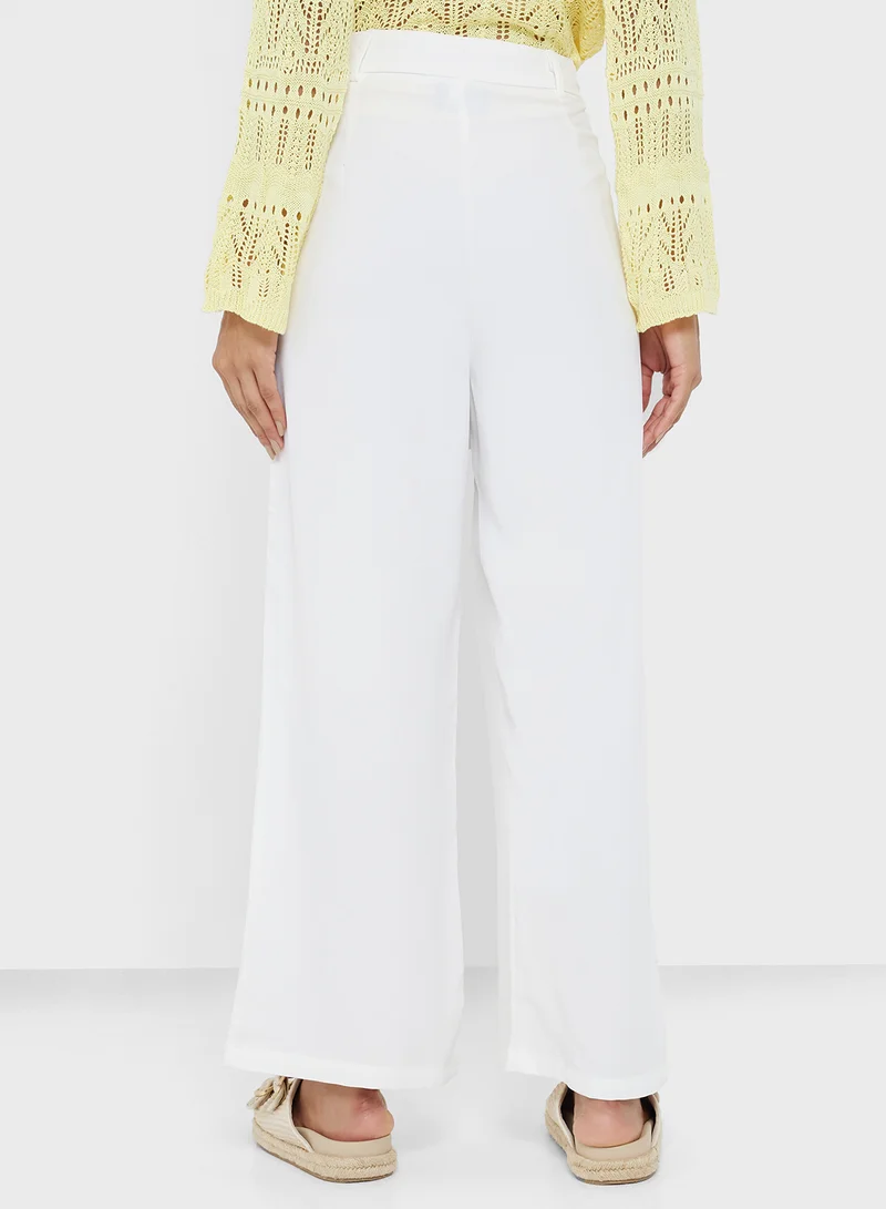 Ginger High Rise Wide Leg Trousers