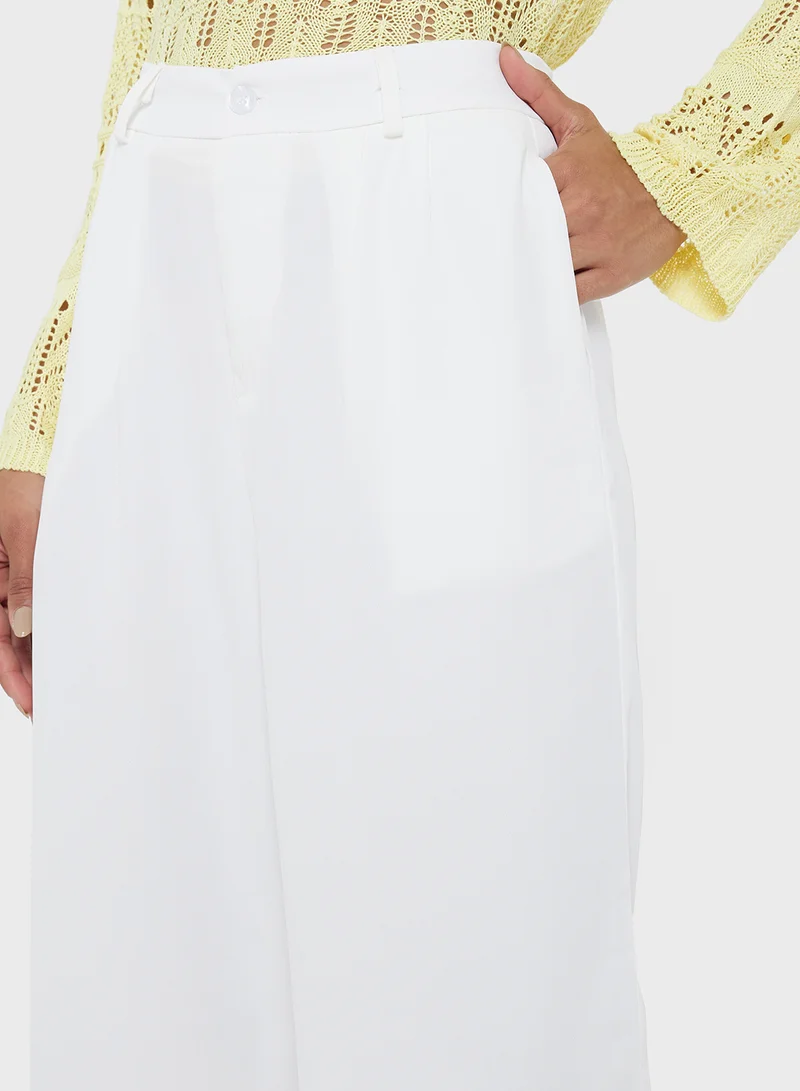 Ginger High Rise Wide Leg Trousers