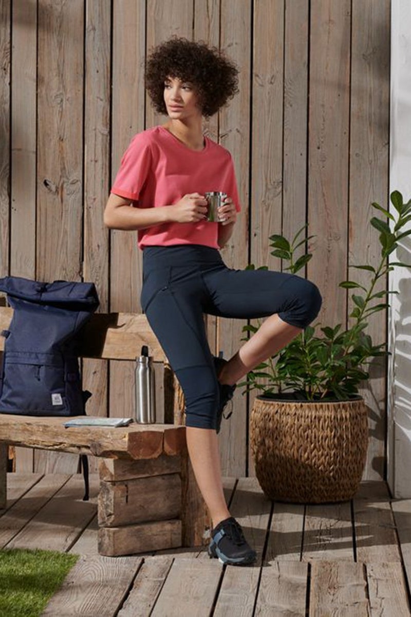 Tchibo  leggings قصيرة بسيطة للنساء 3/4، كحلي - Image 1