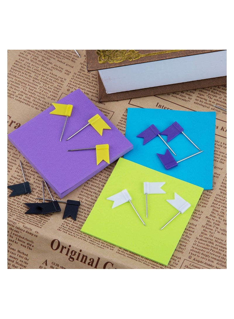 SOLARAE 400 PCS Push Pins - Assorted Colors Map Tacks with Plastic Heads and Steel Points, Perfect for Cork Boards, Bulletin Boards, and Picture Hanging at Home or School. - Image 4