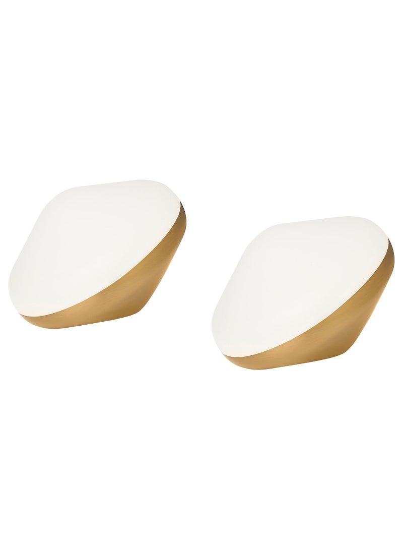 AS SEEN ON TV LED decoration lighting brass colour diamond shaped 2 pack 