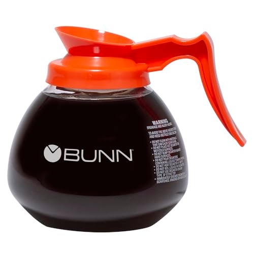 Bunn 12-Cup Glass Coffee Decanter, Orange - Image 3