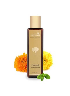 MELLOW Herbals Ayurvedic Marigold & Mint Facewash with Mint Aloe Vera & Honey Extracts | For Soft Skin & l Glow | Ayush Certified | GMO Paraben and Sulphate Free 100ML  - Image 2