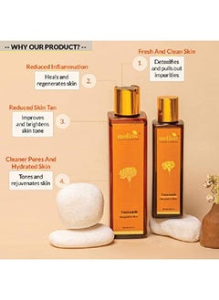 MELLOW Herbals Ayurvedic Marigold & Mint Facewash with Mint Aloe Vera & Honey Extracts | For Soft Skin & l Glow | Ayush Certified | GMO Paraben and Sulphate Free 100ML  - Image 4