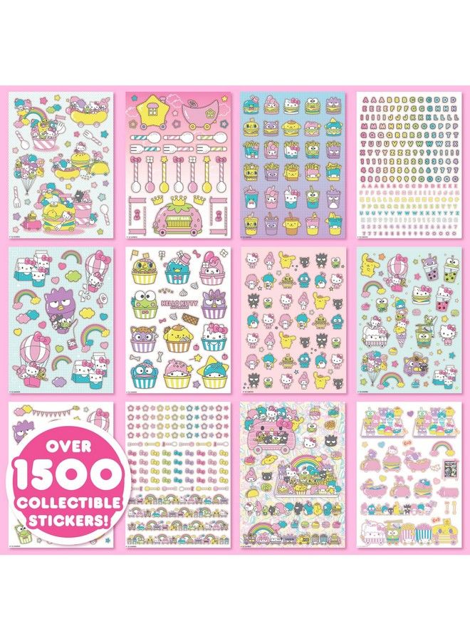 Sanrio Hello Kitty And Friends 1500+ Super Cute Kawaii Stickers Hello Kitty Chococat My Melody Keroppi Badtzmaru Pompompurin Cute Gifts For Kids Teens Girls Adults