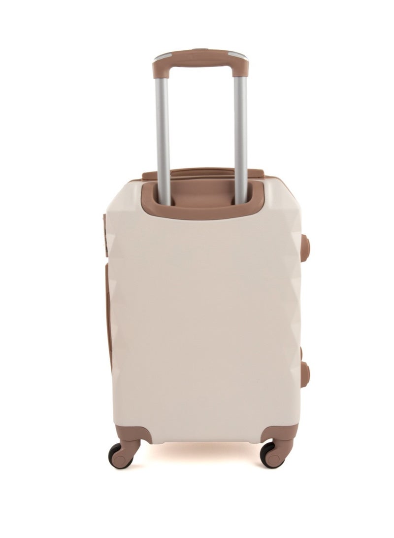 ليمرا شنطة سفر مفردة مخصصة لقمرة الطائرة مقاس 20 انش بيج/ذهبي - Image 2