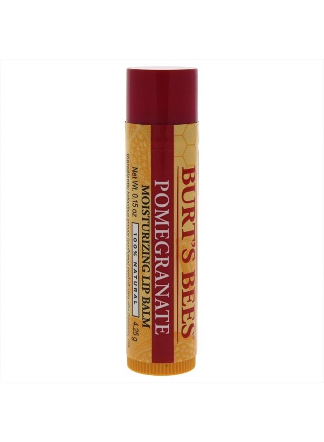 Burt's Bees Lip Balm, Pomegranate Oil, 0.15 oz - Image 2