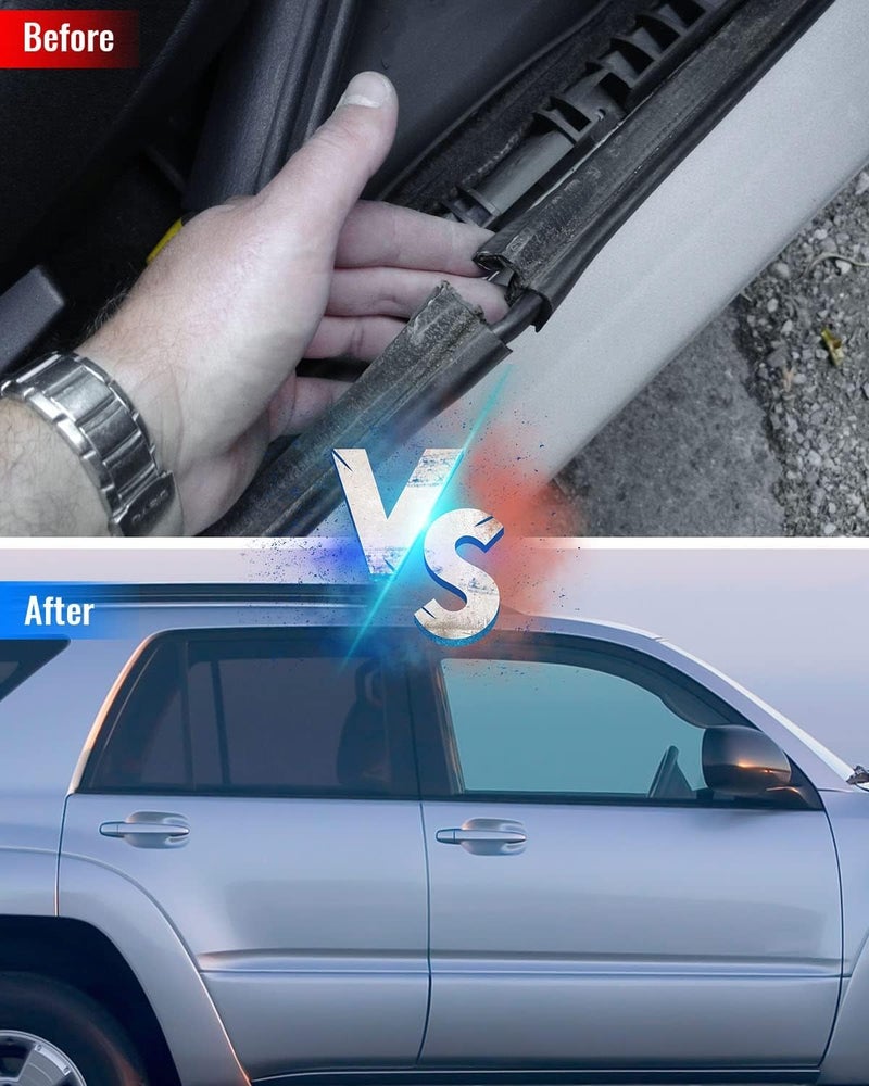 TIKSCIENCE Weatherstrip Window Moulding Trim Seal Belt for Toyota 4Runner 2003-2009 - Image 5