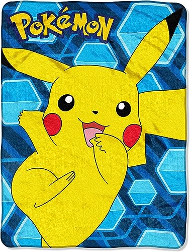 Northwest Pokémon, "Glitch Pikachu" Micro Raschel Throw Blanket, 46" by 60", Glitch Pikachu - Image 1