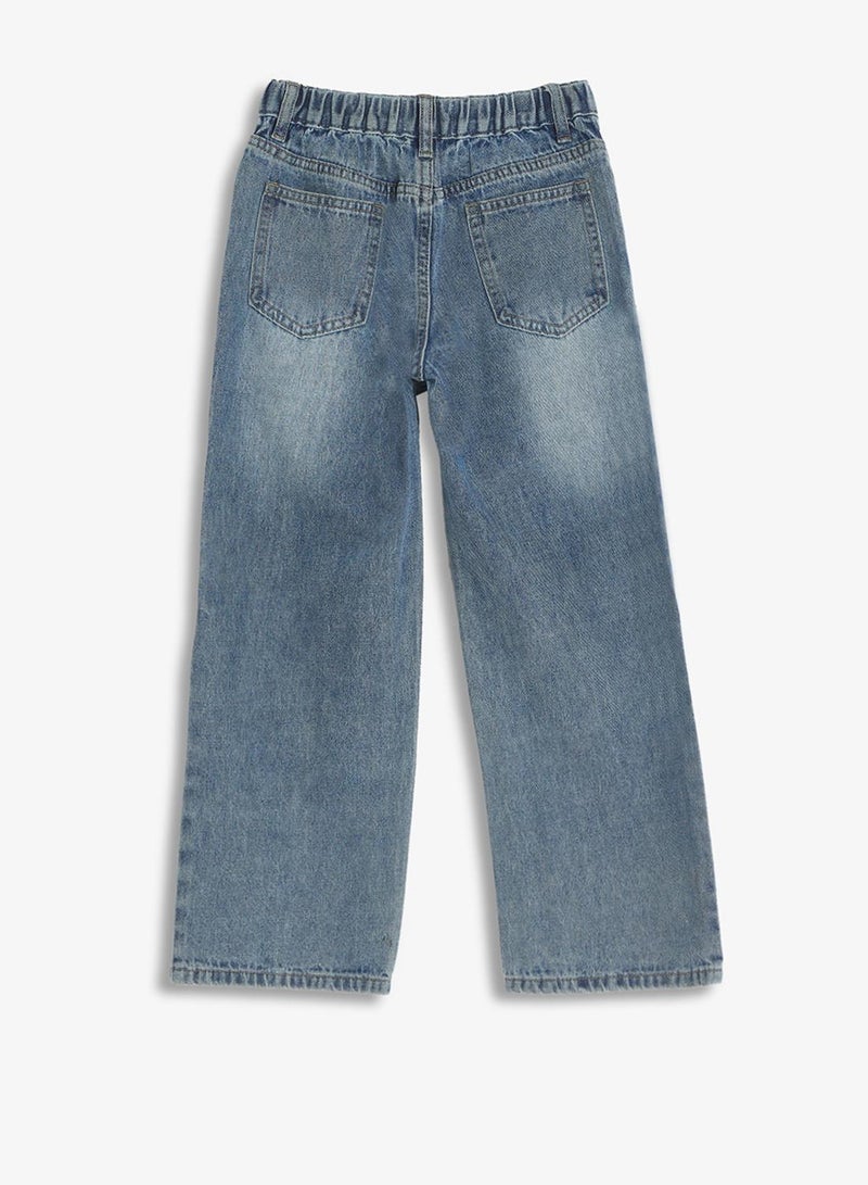 Pinata Bow Printed Girls' Jeans - Image 3