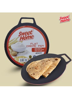 Sweet Home Sweet Home Nonstick Flat Crepe Pan 40cm, Durable Aluminum Griddle for Perfect Pancakes, Dosas, and Tortillas, Even Heat Distribution, PFOA-Free Cookware for Induction, Gas, and Electric Stoves  - Image 1