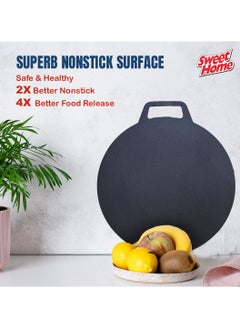 Sweet Home Sweet Home Nonstick Flat Crepe Pan 40cm, Durable Aluminum Griddle for Perfect Pancakes, Dosas, and Tortillas, Even Heat Distribution, PFOA-Free Cookware for Induction, Gas, and Electric Stoves  - Image 2